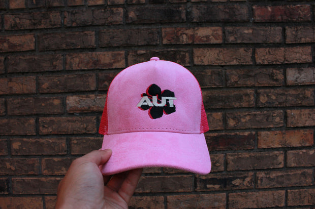 <h3>Suede Hat - Summer Hibiscus</h3>